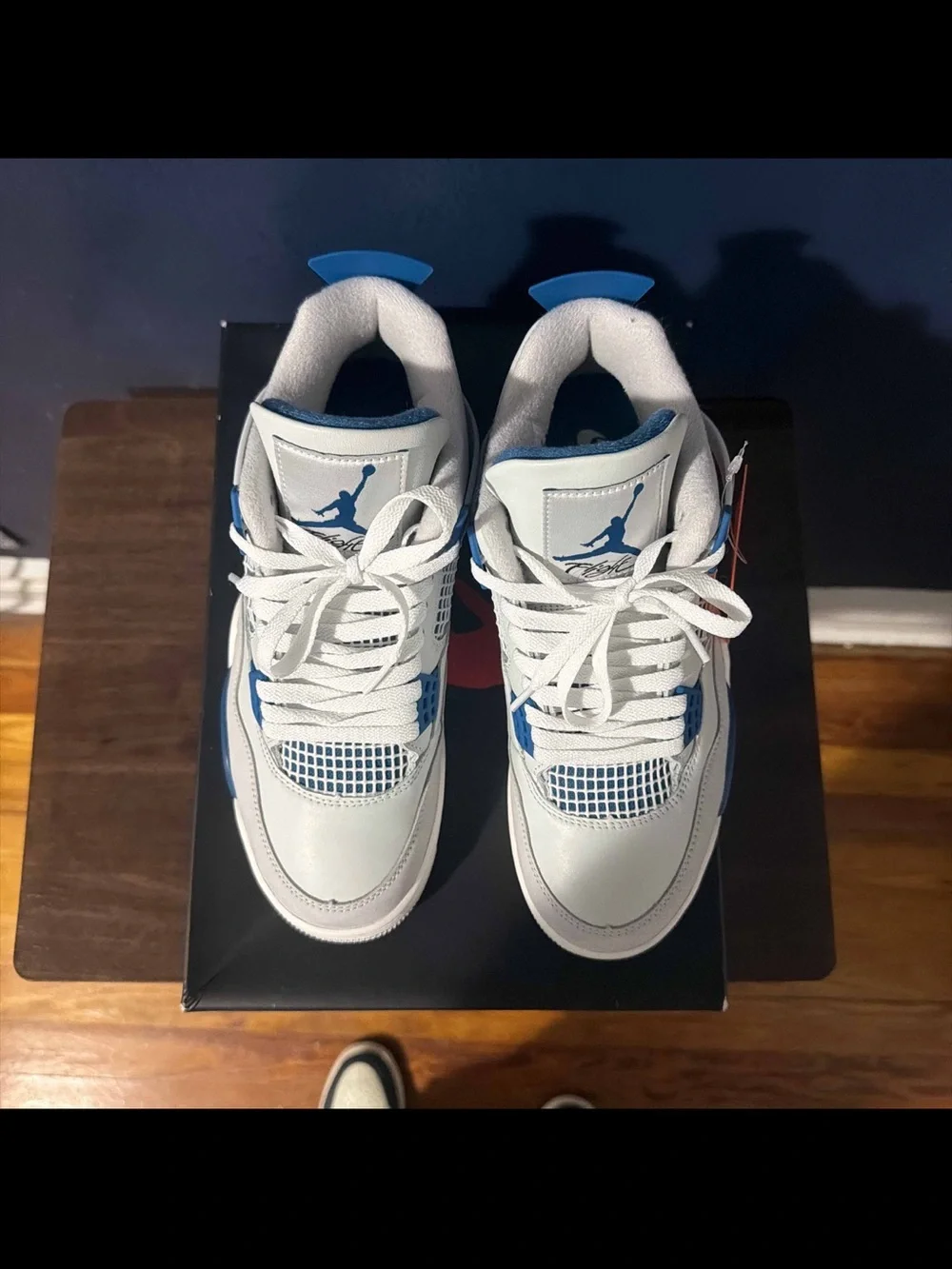 Jordan Gray and Black Sneaker Interior Label